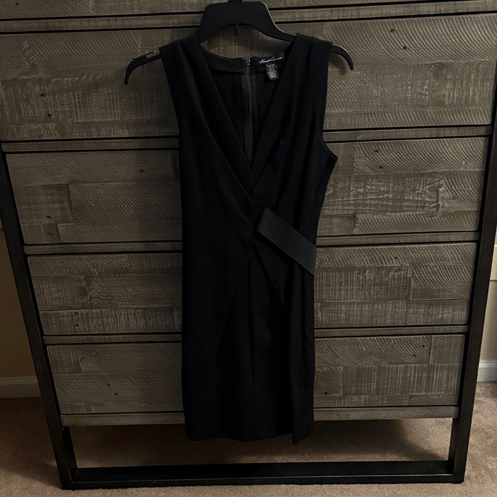 Kenneth Cole Reaction Black Midi Dress